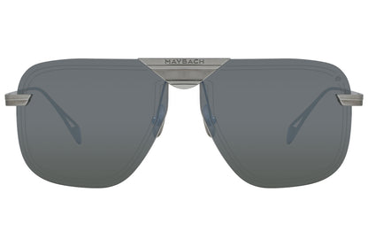 Maybach Silver Color  Sunglasses Viewed From Front Angle.