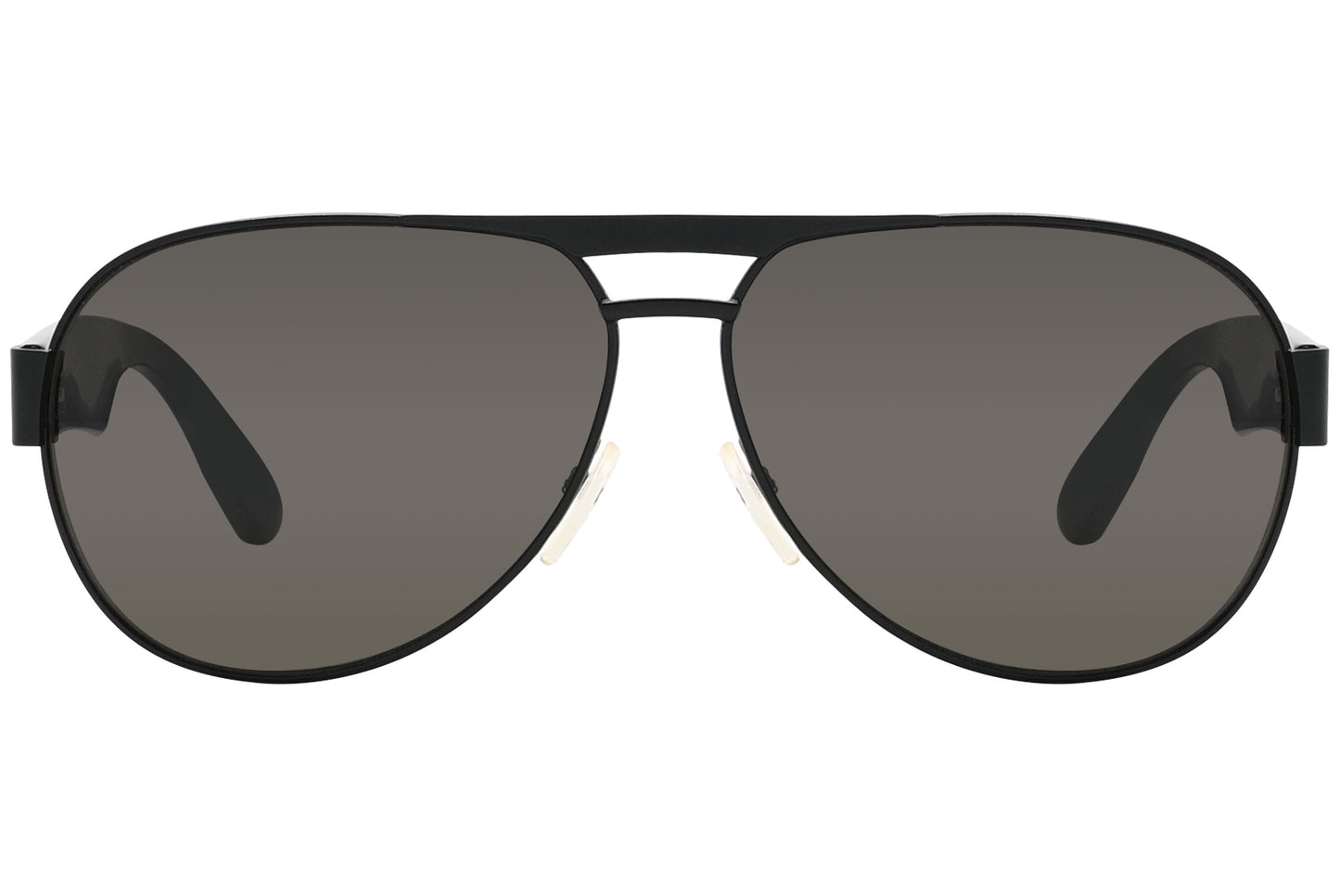 mcqueen aviator black eyeglasses frame viewed from a 90-degree angle.