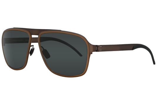 Mercedes Benz Aviator Brown Sunglasses Model: M1044-D Side View