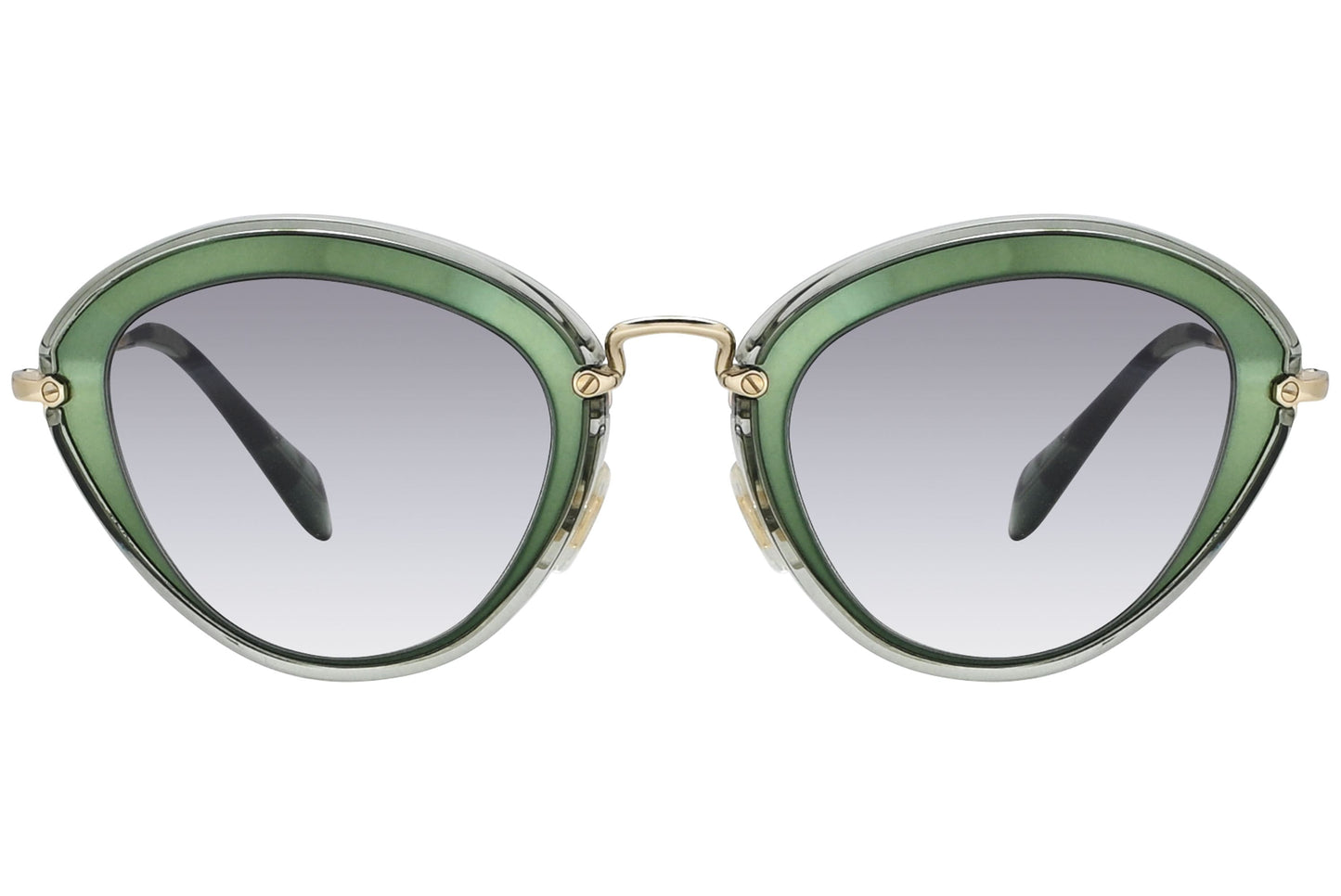 Miu Miu Cat-eye Green Sunglasses Model: SMU51R-UFC-1E0