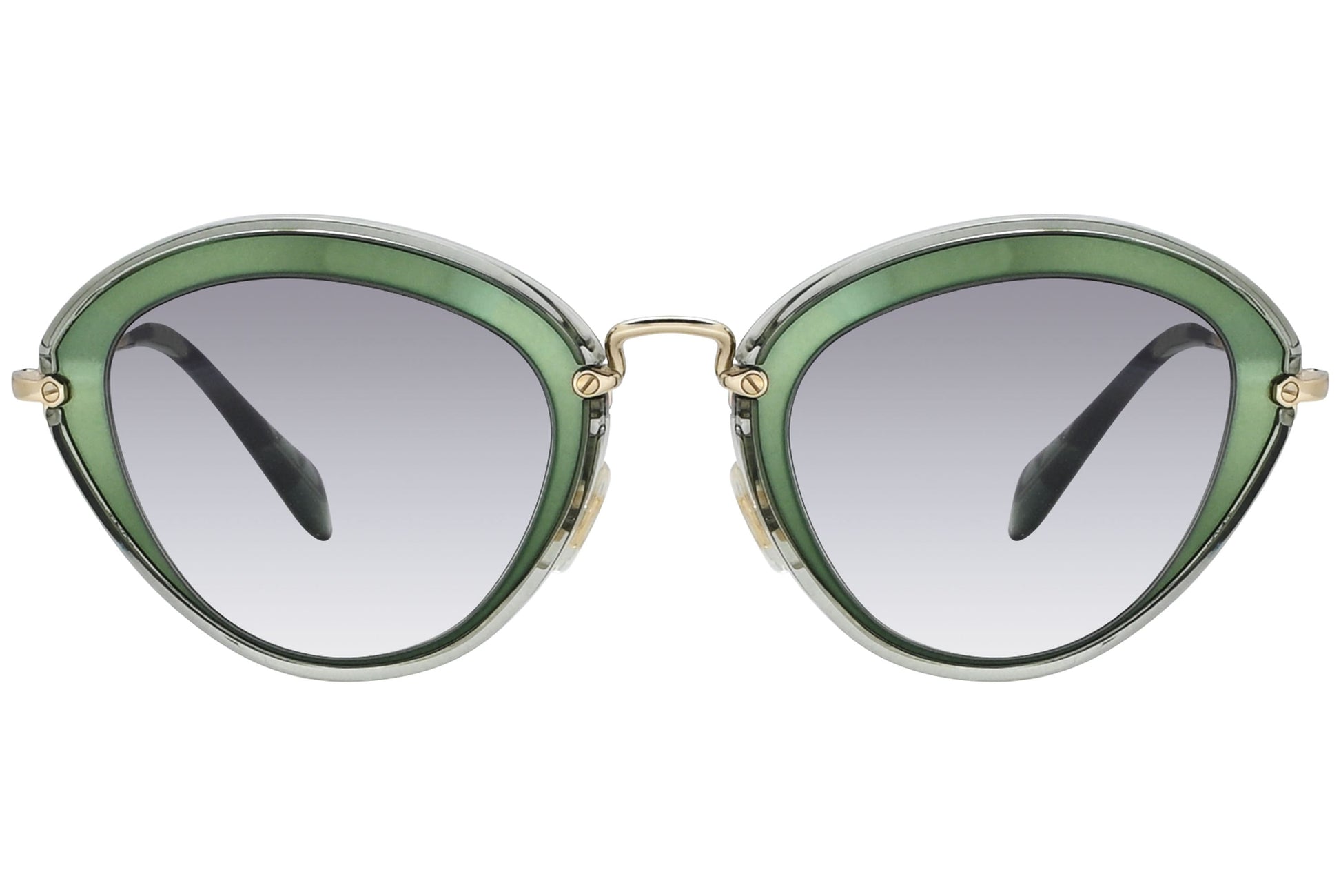 Miu Miu Cat-eye Green Sunglasses Model: SMU51R-UFC-1E0