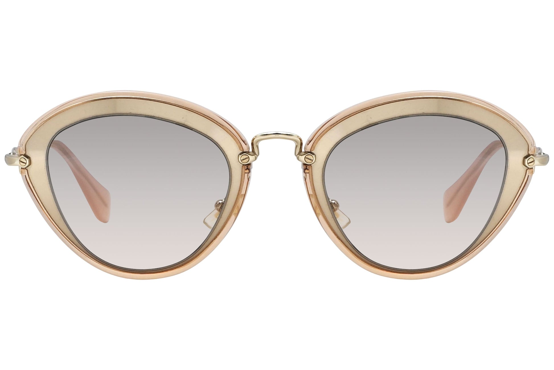 Miu Miu Cat-eye Gold Sunglasses Model: SMU51R-UFD-3H2