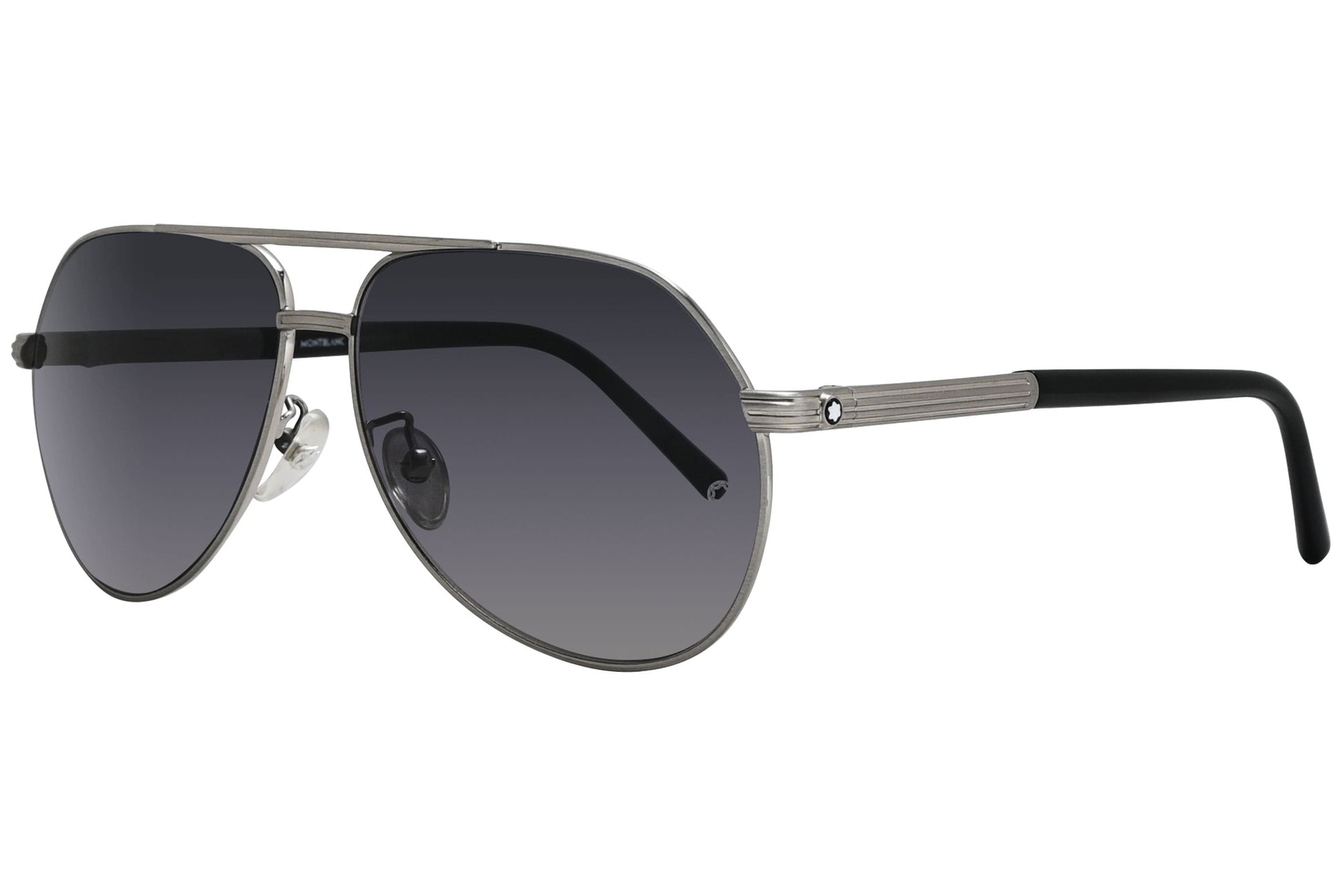 Montblanc Aviator Gray Sunglasses Model: MB504T-17C Side View