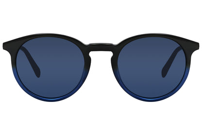 Montblanc Round Blue Sunglasses Model: MB549S-56V Front View