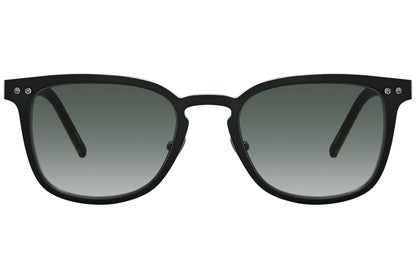 Montblanc Rectangle Black Sunglasses Model: MB584S-97P Front View