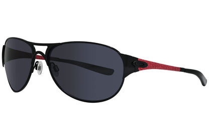 Oakley  Black with Red Sunglasses Model: OO4038-12997 Side View