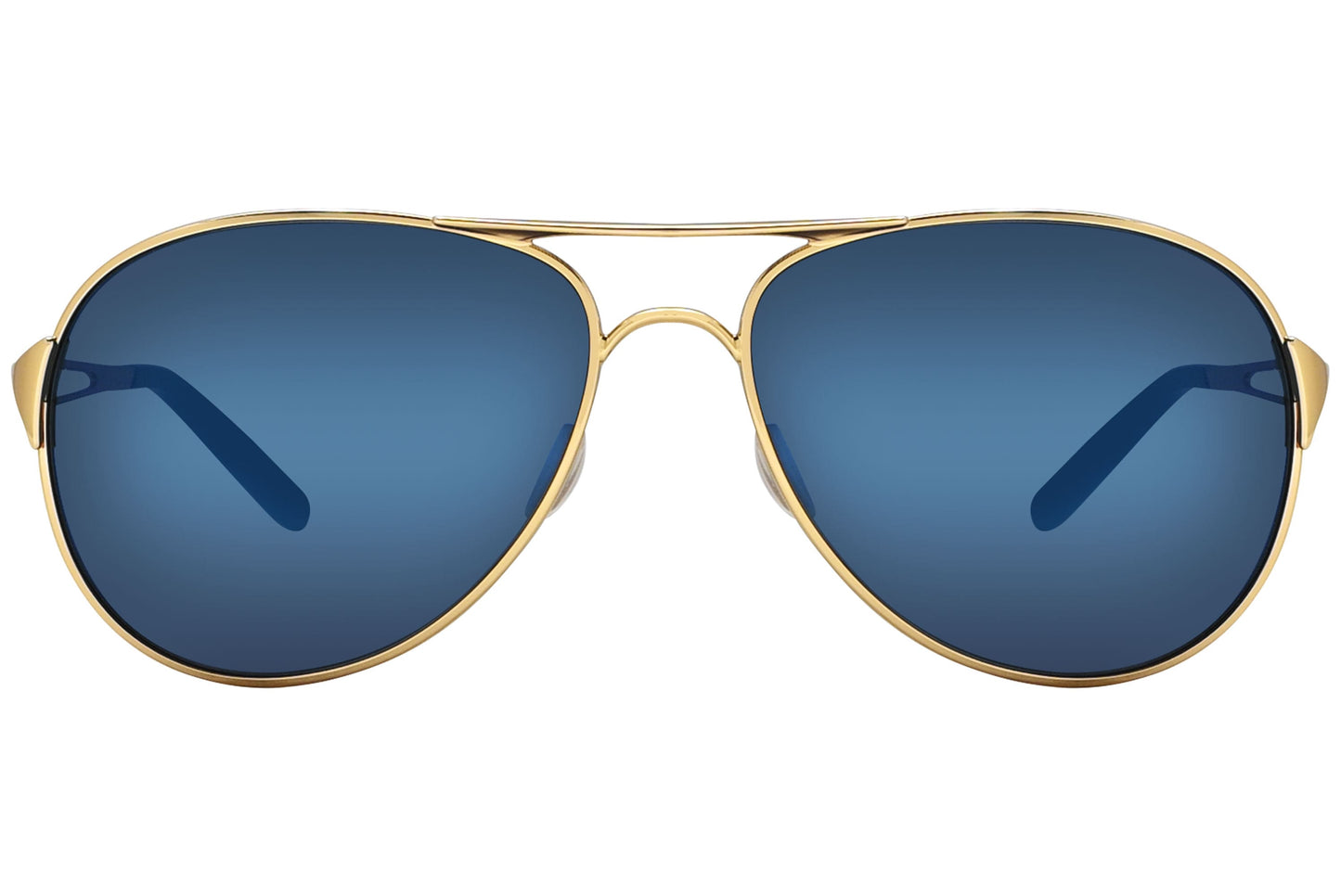 Oakley  Gold and Blue Sunglasses Model: OO4054-16 Front View