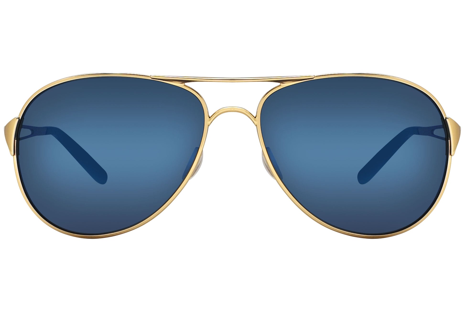 Oakley  Gold and Blue Sunglasses Model: OO4054-16 Front View