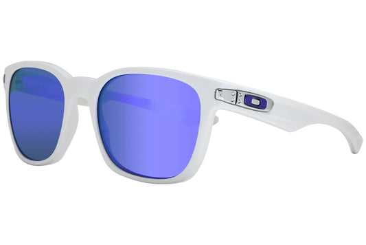 Oakley  White and Blue Sunglasses Model: OO9175-02 Side View