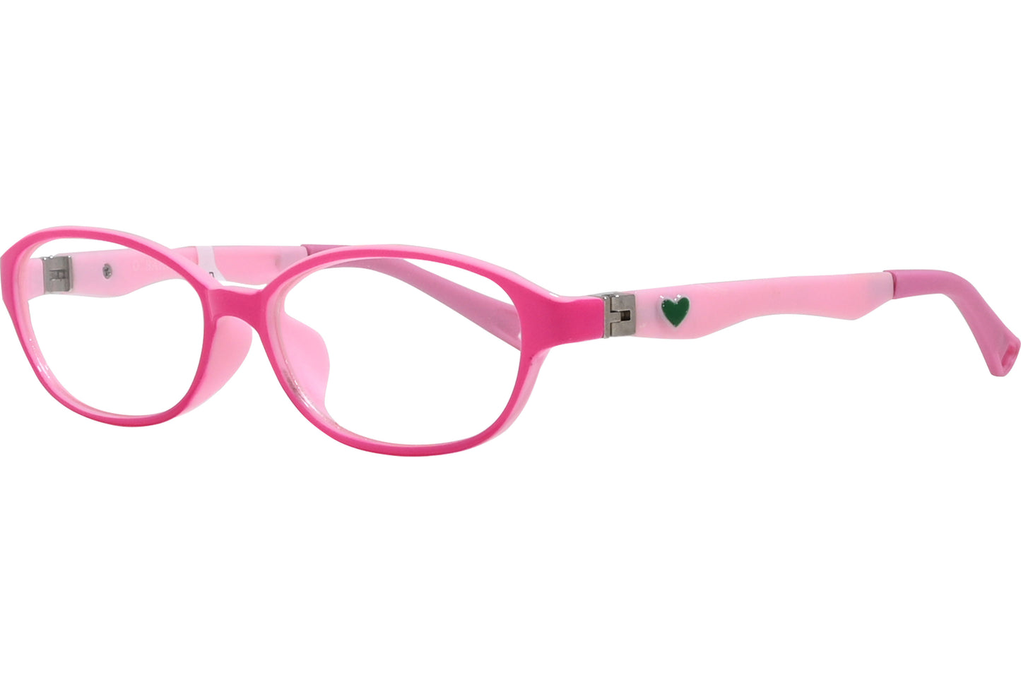 Side view of stylish eyeglasses with sleek frame design