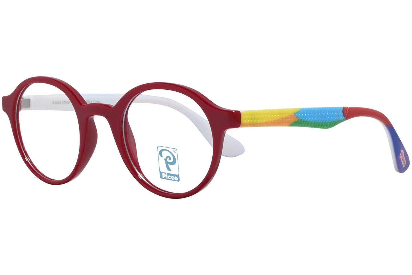 Side view of stylish eyeglasses with sleek frame design