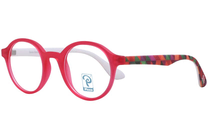 Side view of stylish eyeglasses with sleek frame design