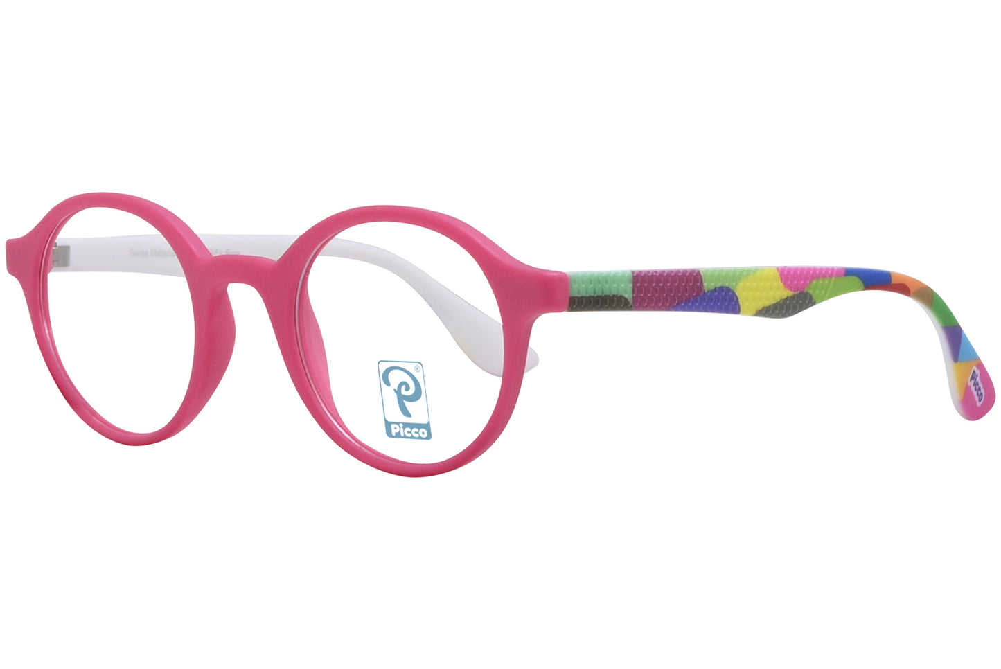 Side view of stylish eyeglasses with sleek frame design