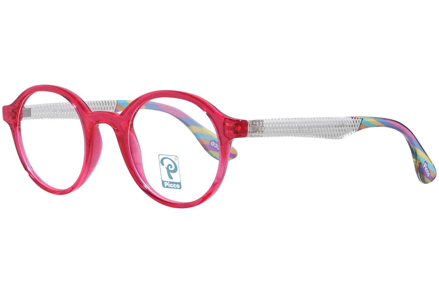 Side view of stylish eyeglasses with sleek frame design