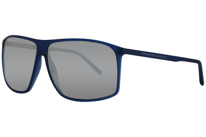 Porsche Design Square Blue Sunglasses Model: P8594-D Side View