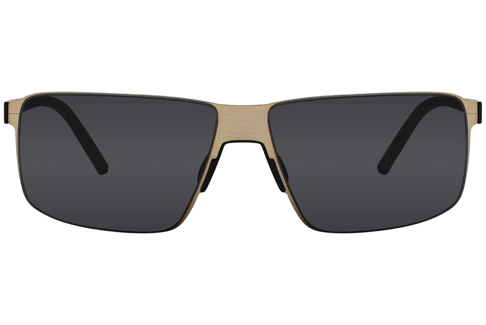 Porsche Design Rectangle Gray Sunglasses Model: P8646-C Front View