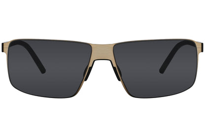 Porsche Design Rectangle Gray Sunglasses Model: P8646-C Front View