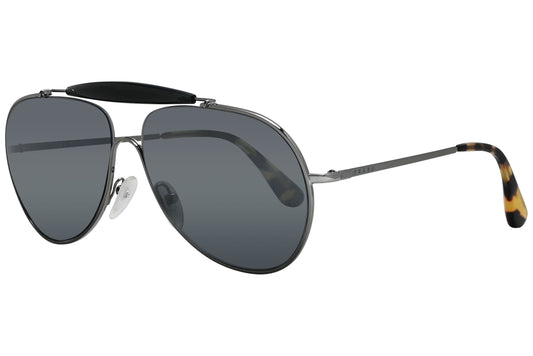 Prada Aviator Gray Sunglasses Model: SPR56S-5AV-7W1 Side View