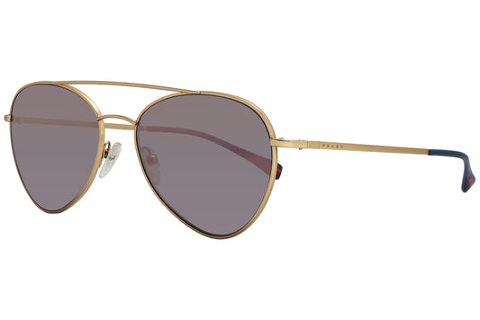 Prada Aviator Gold Sunglasses Model: SPS50S-1BK-5T0 Side View