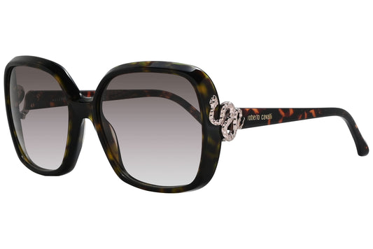 Roberto Cavalli Geometric Tortoise Sunglasses Model: YILDON-1016-52F