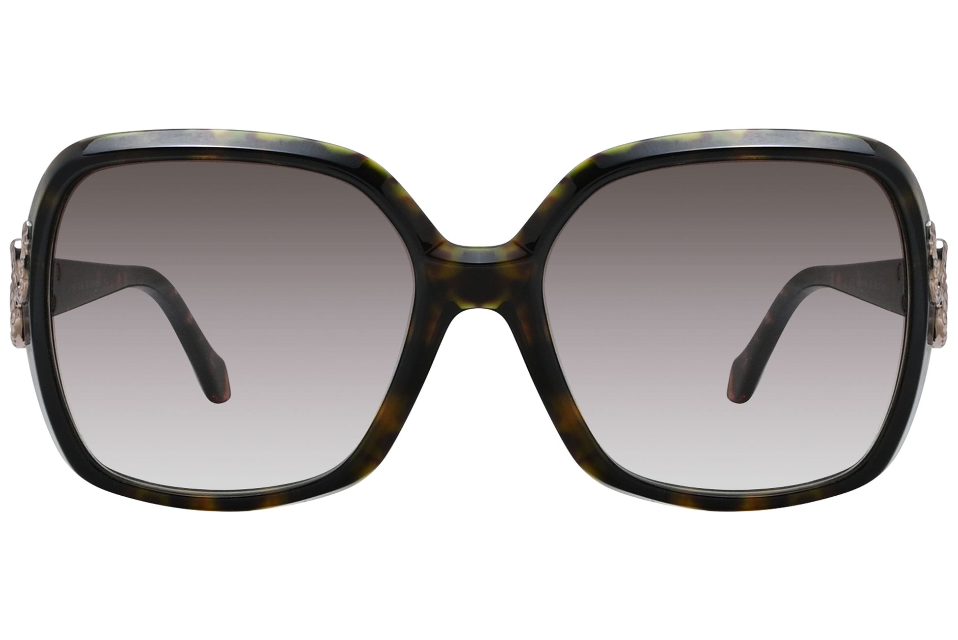 Roberto Cavalli Geometric Tortoise Sunglasses Model: YILDON-1016-52F