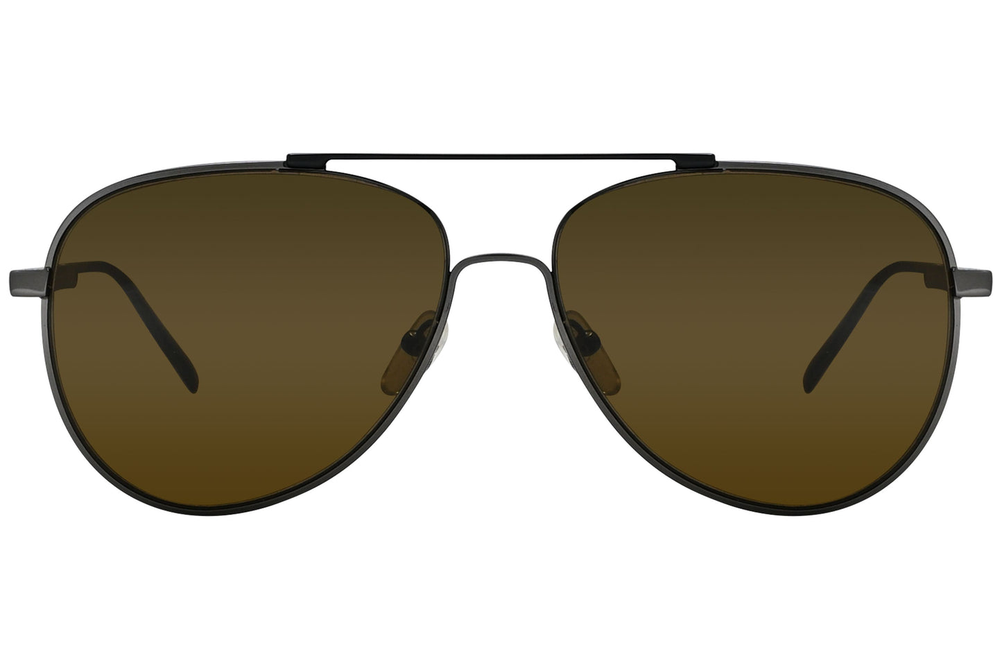 Salvatore Ferragamo Aviator Brown Sunglasses Model: SF174S-021 Front View