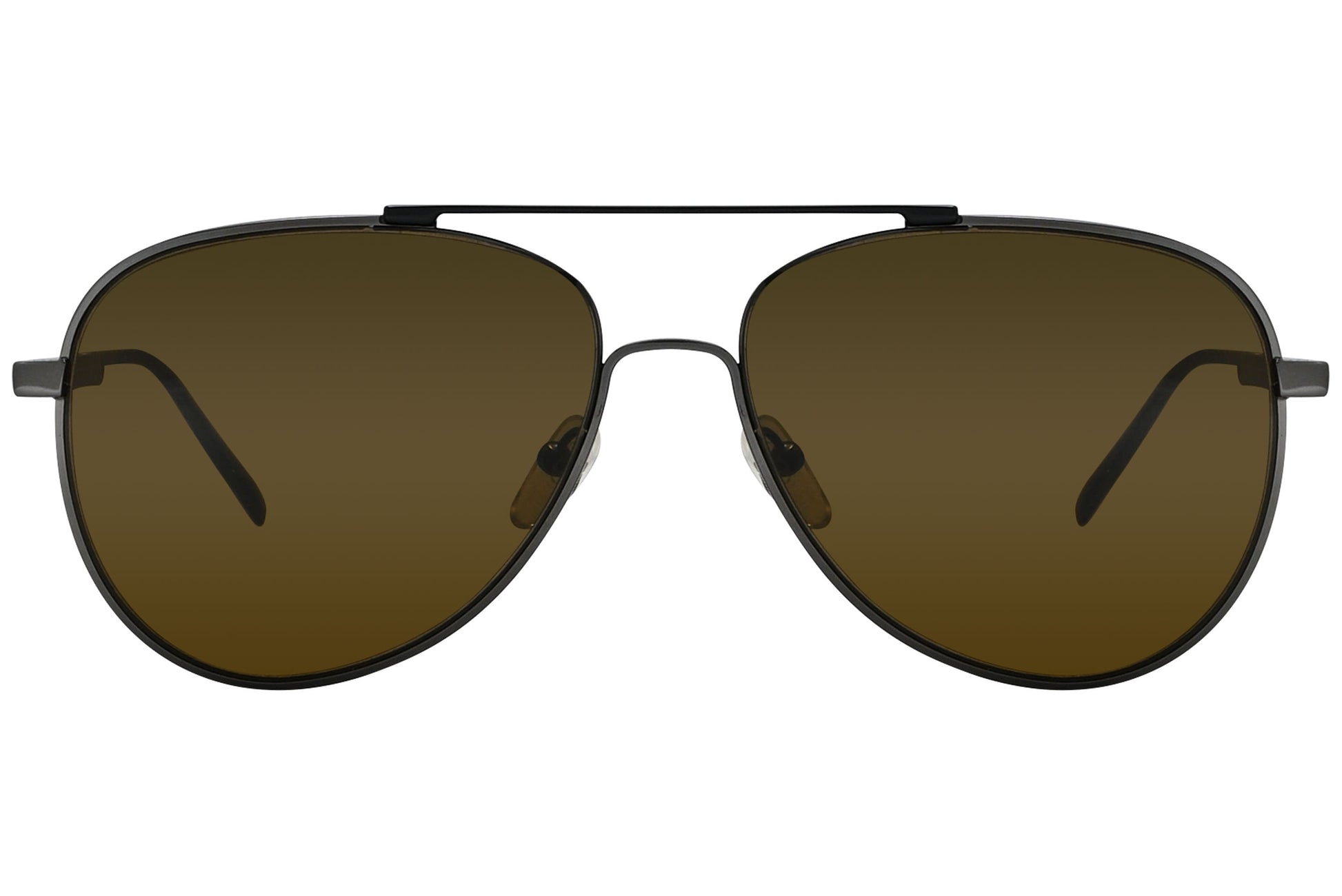 Salvatore Ferragamo Aviator Brown Sunglasses Model: SF174S-021 Front View