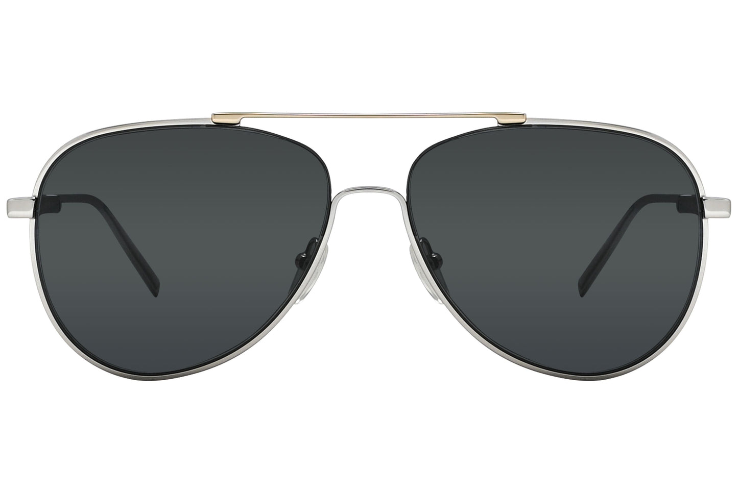 Salvatore Ferragamo Aviator Gray Sunglasses Model: SF174S-035 Front View