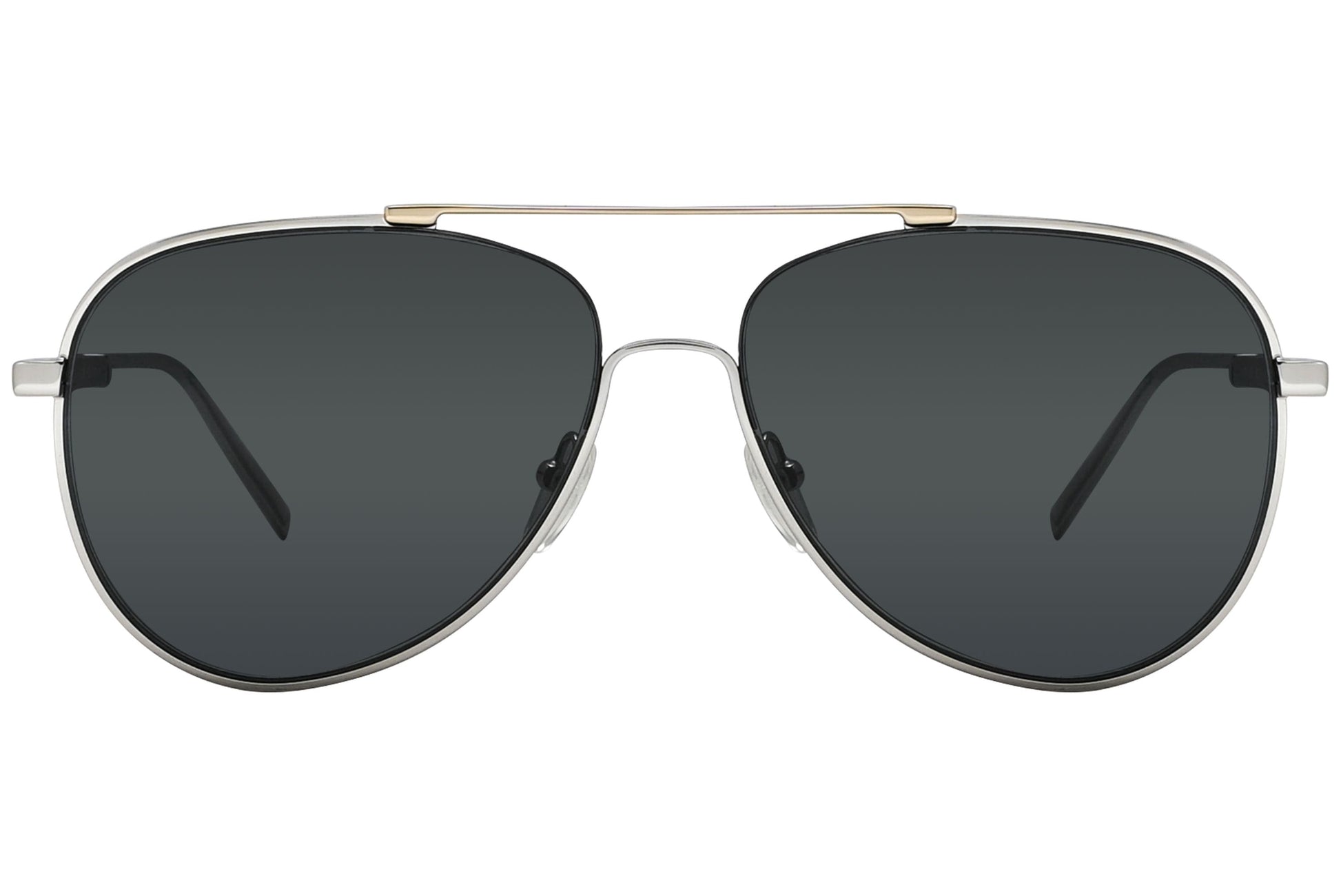 Salvatore Ferragamo Aviator Gray Sunglasses Model: SF174S-035 Front View