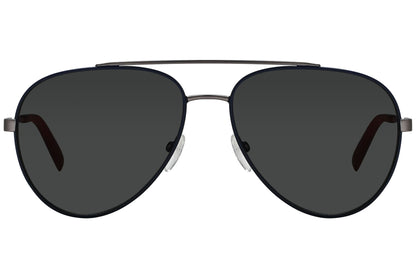 Salvatore Ferragamo Aviator Gray Sunglasses Model: SF204S-414 Front View