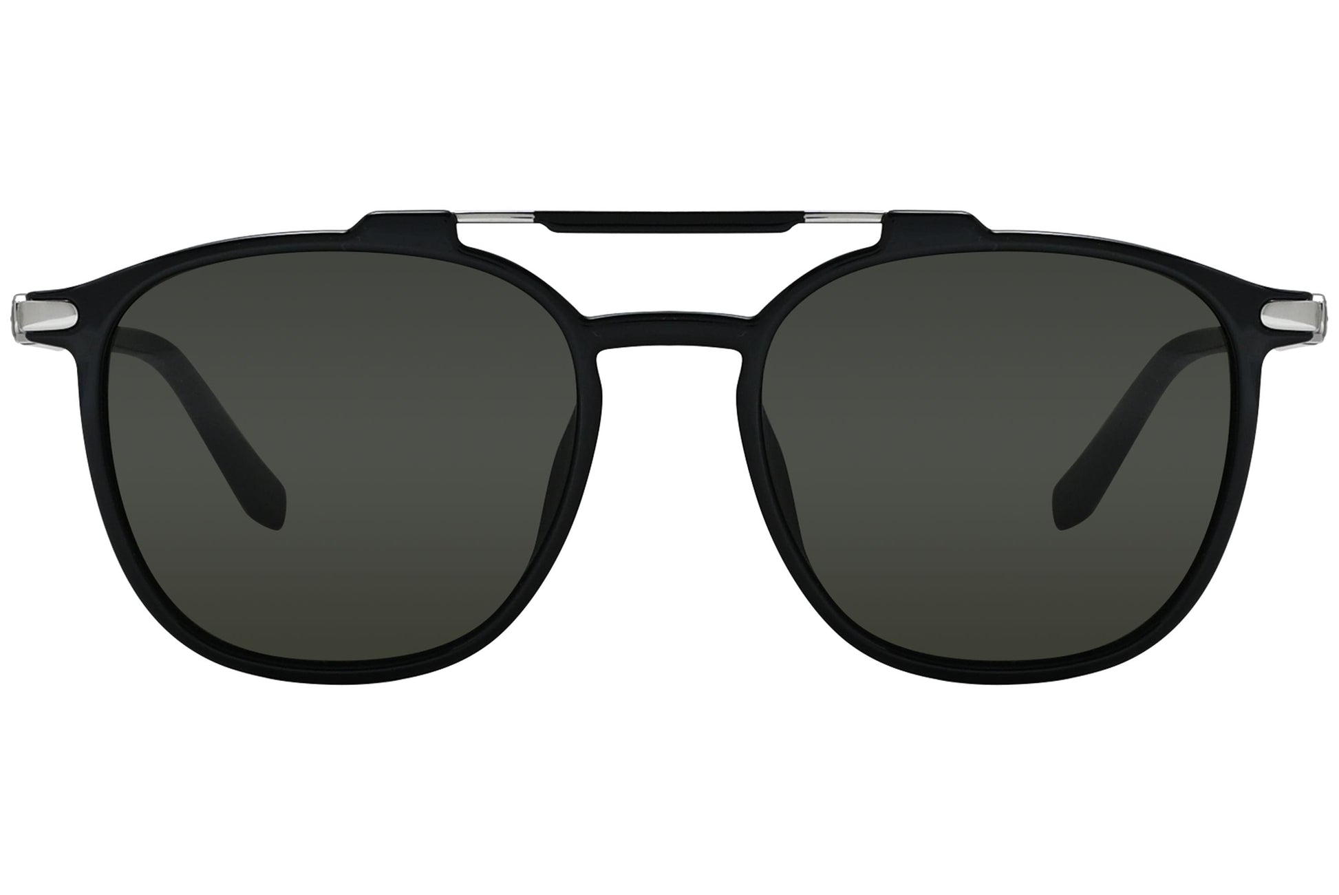 Salvatore Ferragamo Aviator Black Sunglasses Model: SF893S-001 Front View