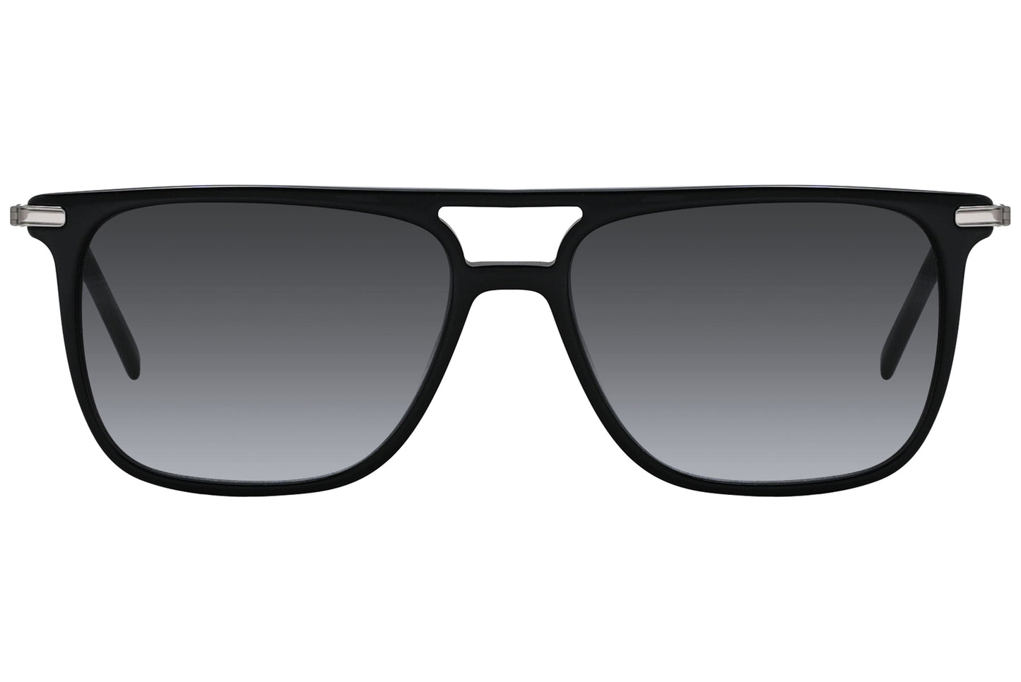 Salvatore Ferragamo Wayfarer Gray Sunglasses Model: SF966S-001 Front View