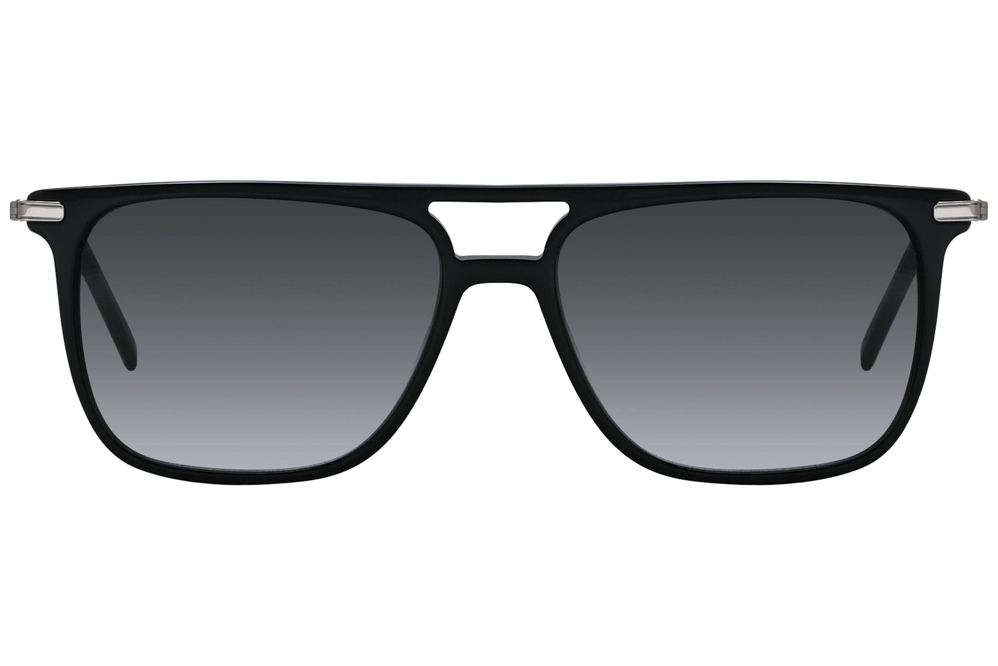 Salvatore Ferragamo Wayfarer Gray Sunglasses Model: SF966S-001 Front View