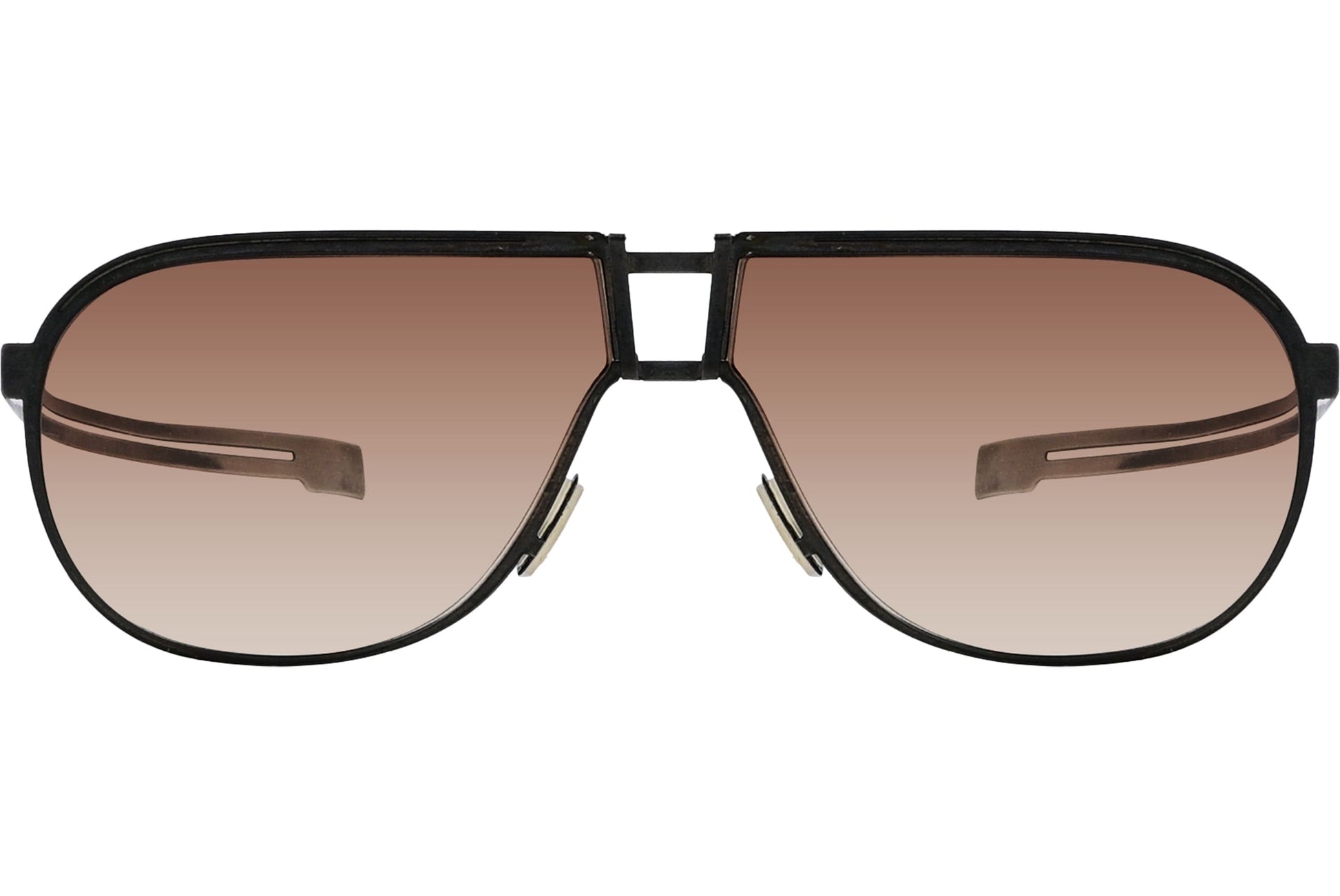 Strada Del Sole Aviator Bronze Sunglasses Model: 004-BRONZE