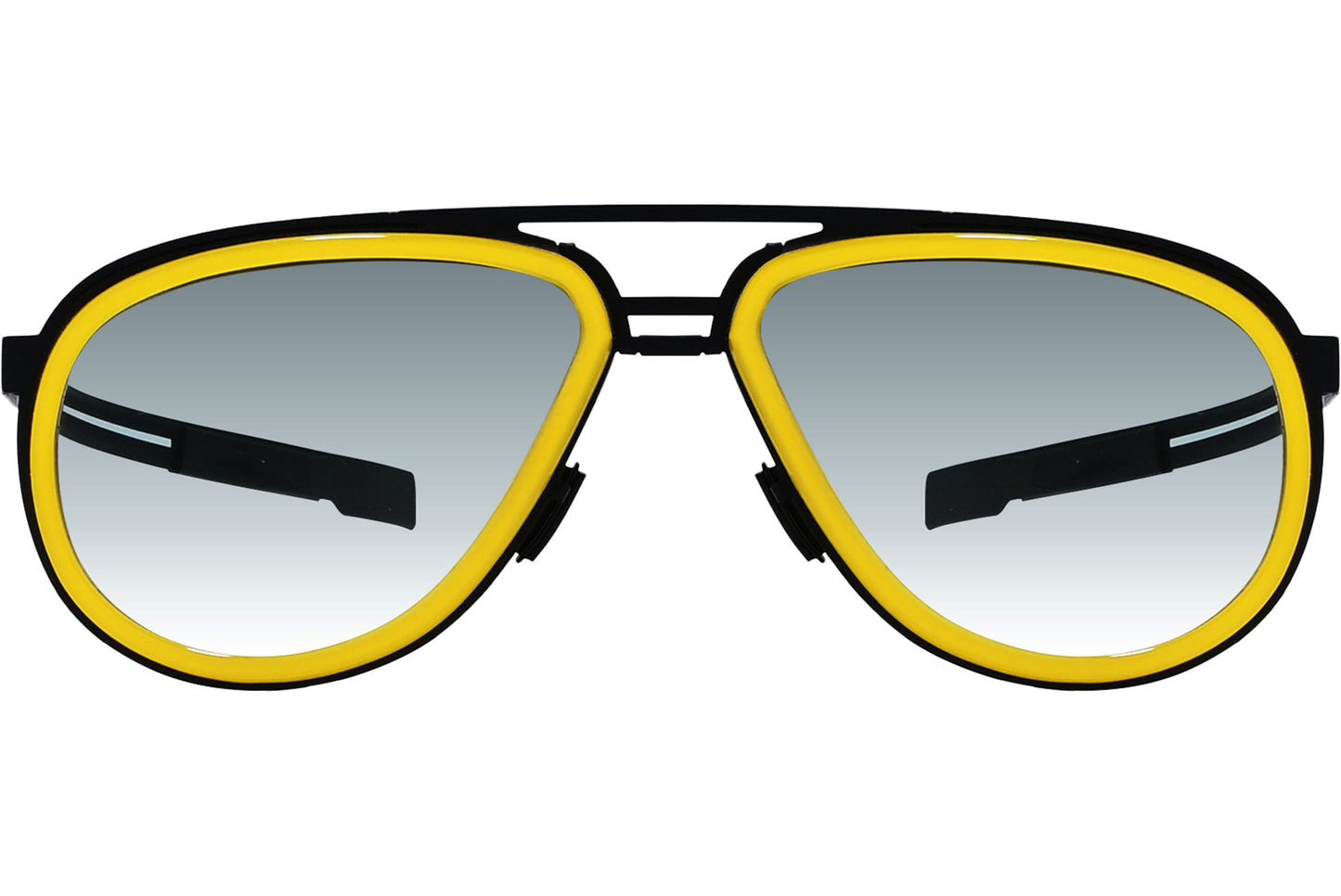 Strada Del Sole Aviator Yellow Sunglasses Model: 016-25949
