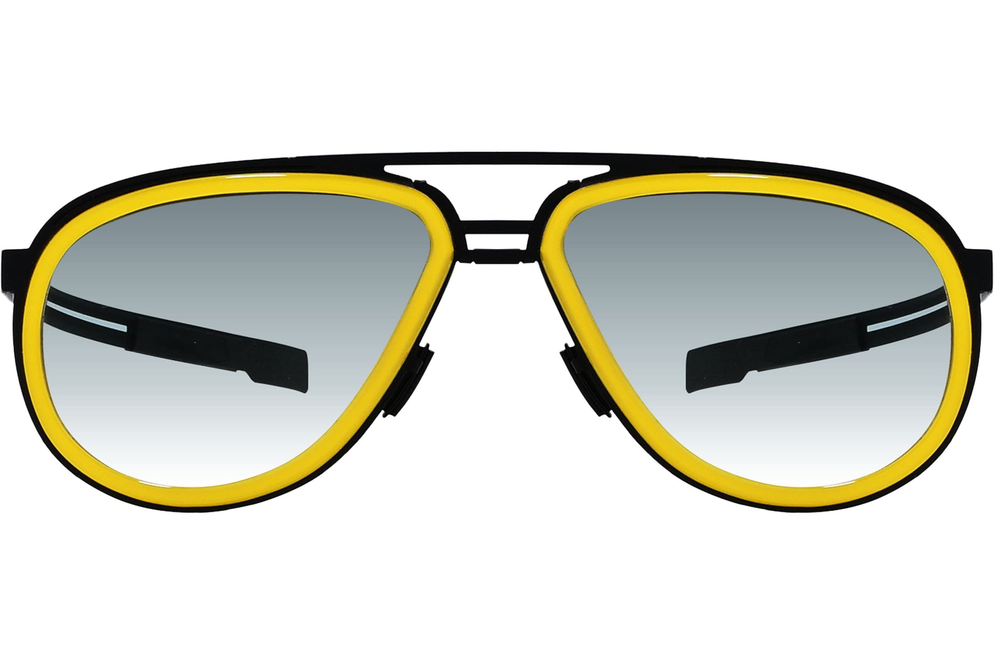 Strada Del Sole Aviator Yellow Sunglasses Model: 016-25949
