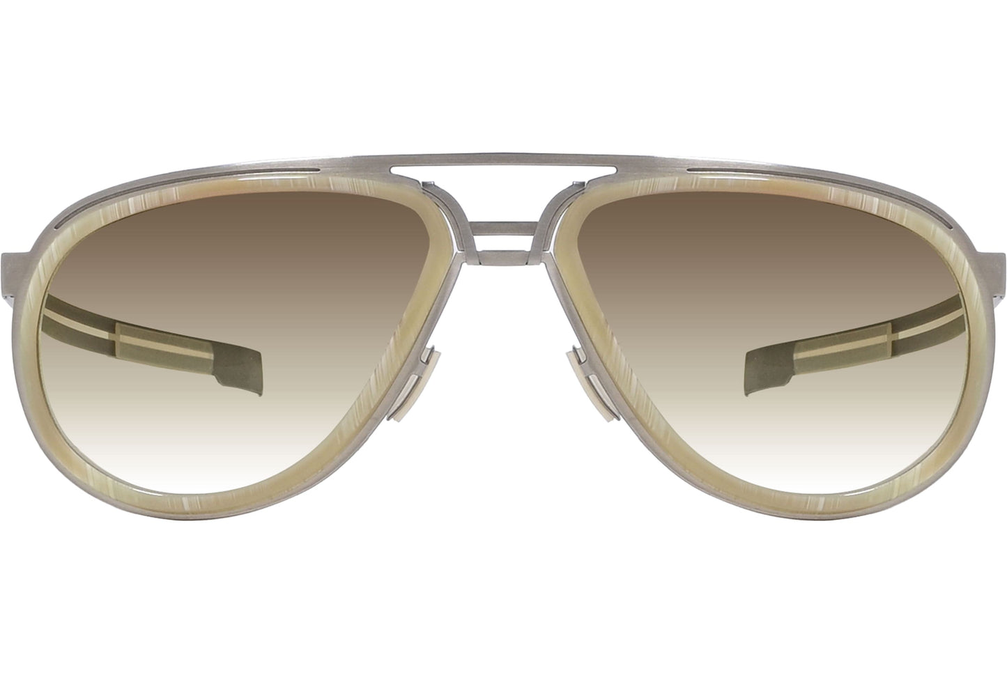 Strada Del Sole Aviator Silver Sunglasses Model: 016-25952