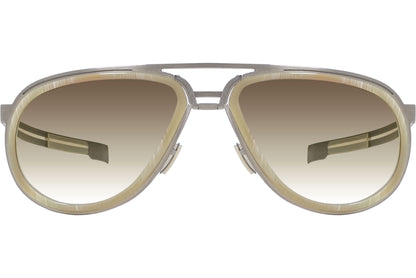 Strada Del Sole Aviator Silver Sunglasses Model: 016-25952