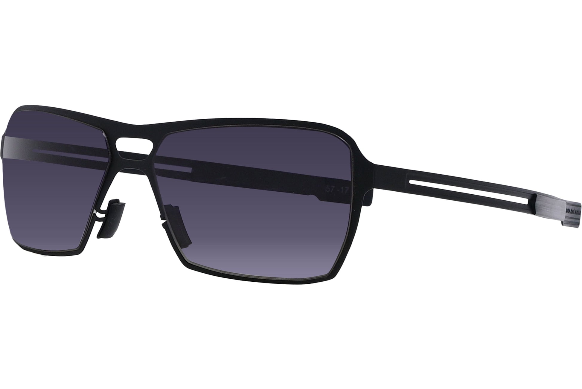 Strada Del Sole Aviator Purple Sunglasses Model: 073-BLACK-PURPLE