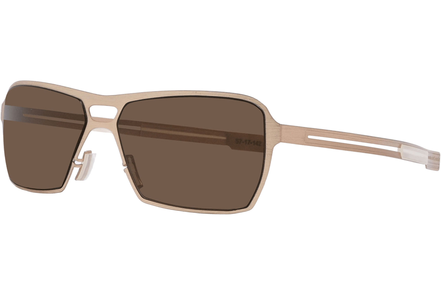 Strada Del Sole Aviator Bronze Sunglasses Model: 073-BRONZE-BROWN