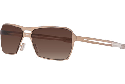 Strada Del Sole Aviator Bronze Sunglasses Model: 073-BRONZE-MAROON