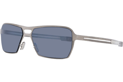 Strada Del Sole Aviator Silver Sunglasses Model: 073-SILVER-GRAY