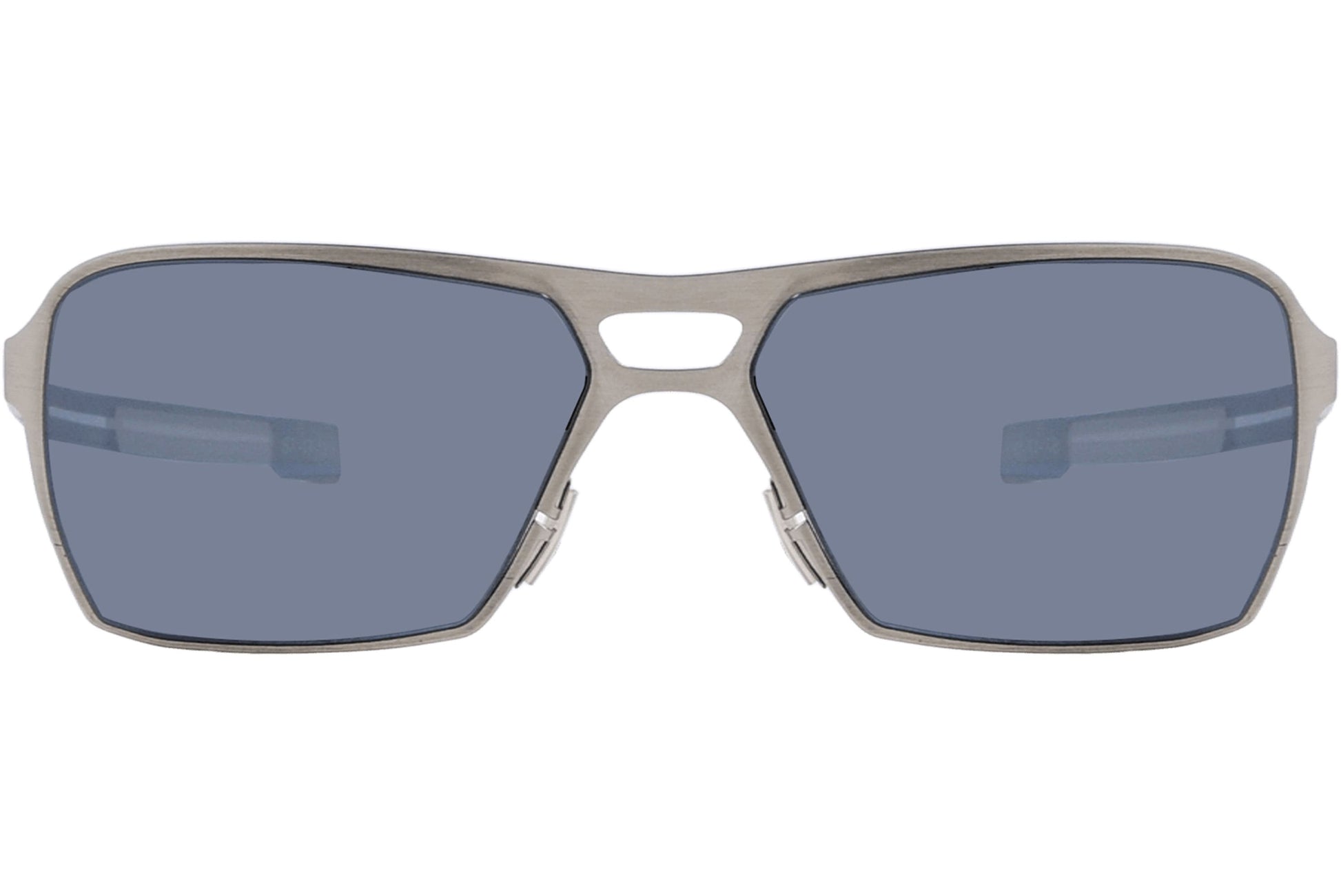 Strada Del Sole Aviator Silver Sunglasses Model: 073-SILVER-GRAY