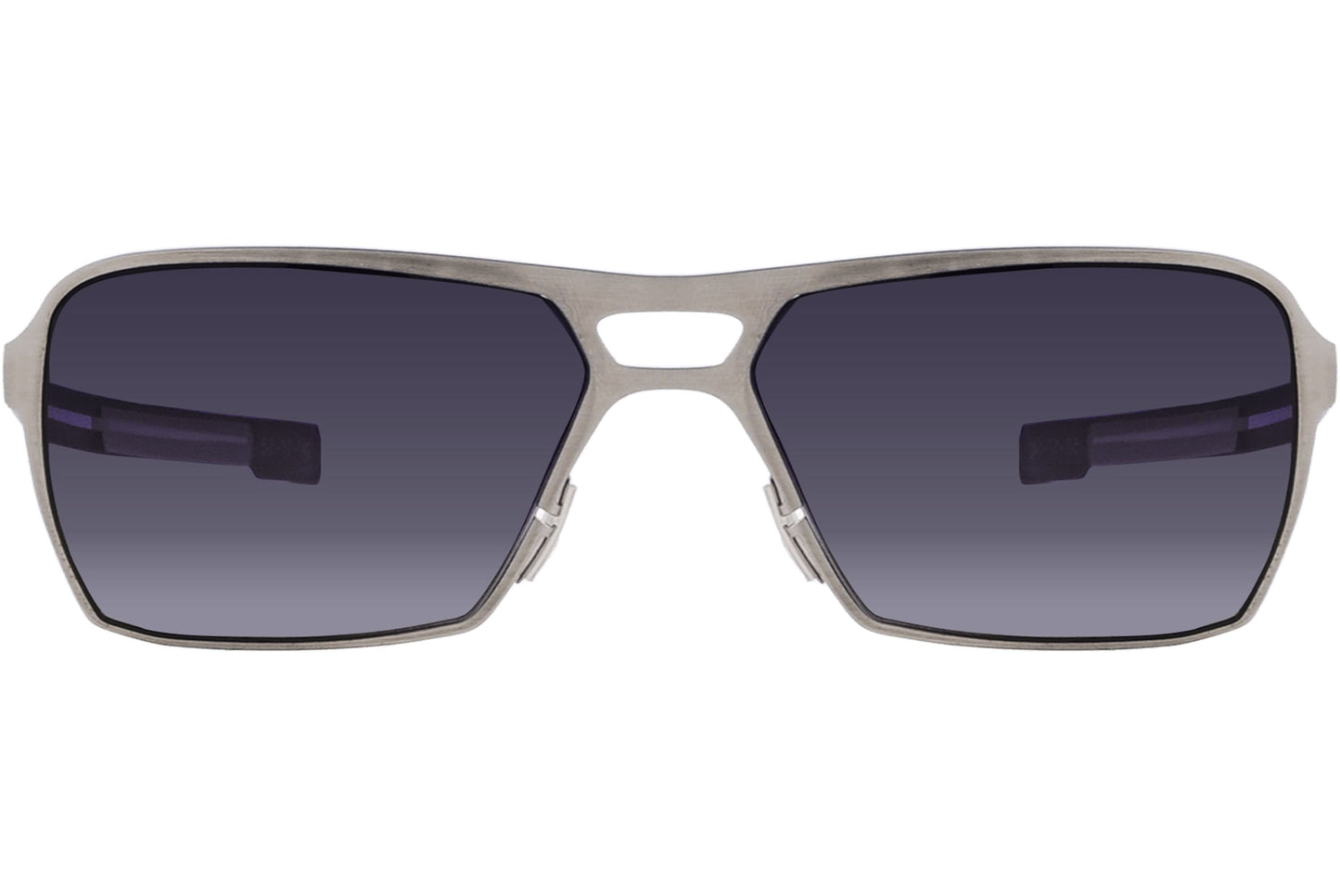 Strada Del Sole Aviator Silver Sunglasses Model: 073-SILVER-PURPLE