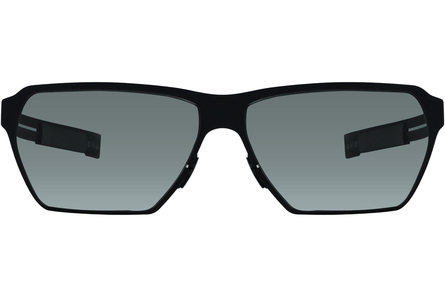 Strada Del Sole Geometric Black Sunglasses Model: 075-BLACK