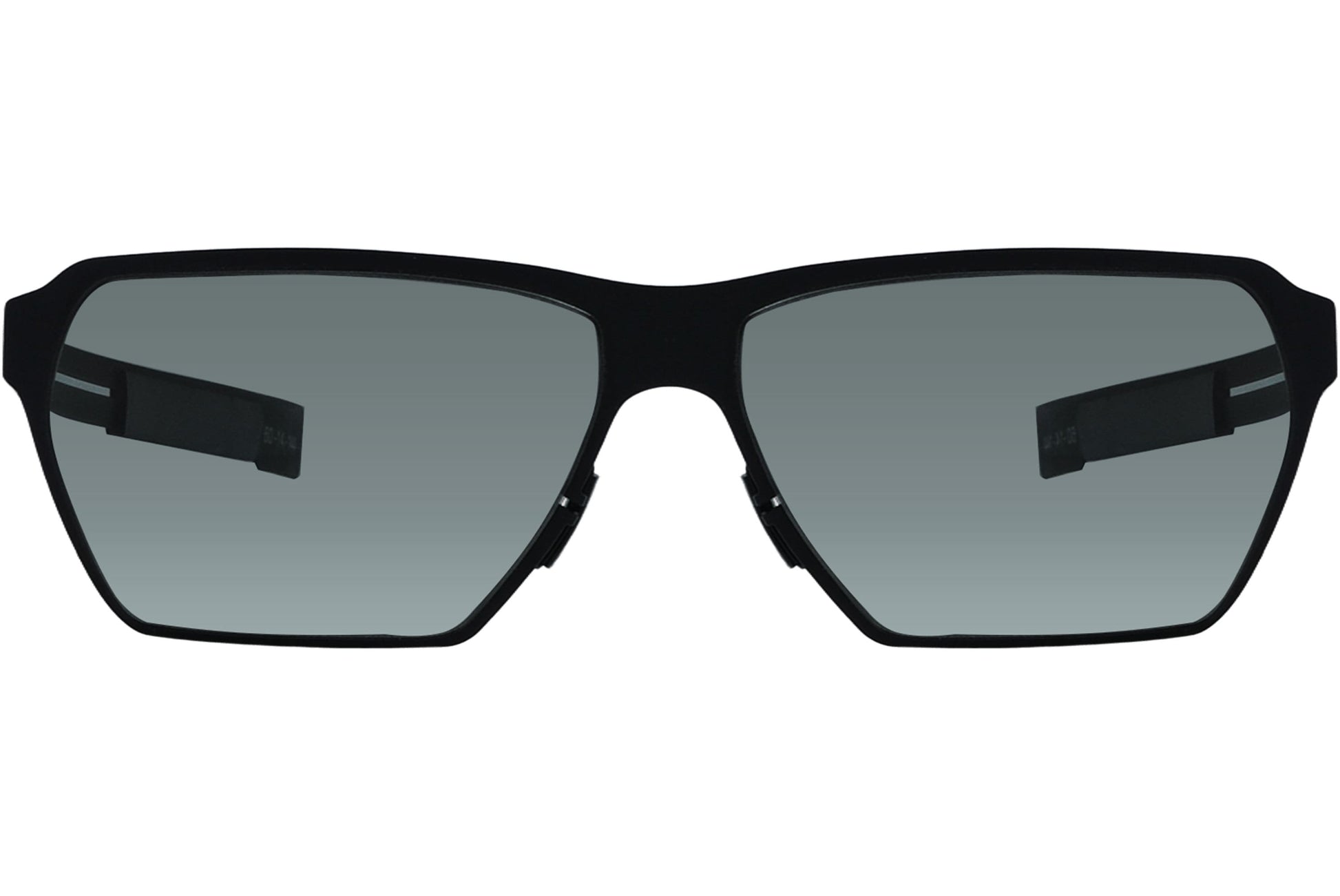 Strada Del Sole Geometric Black Sunglasses Model: 075-BLACK