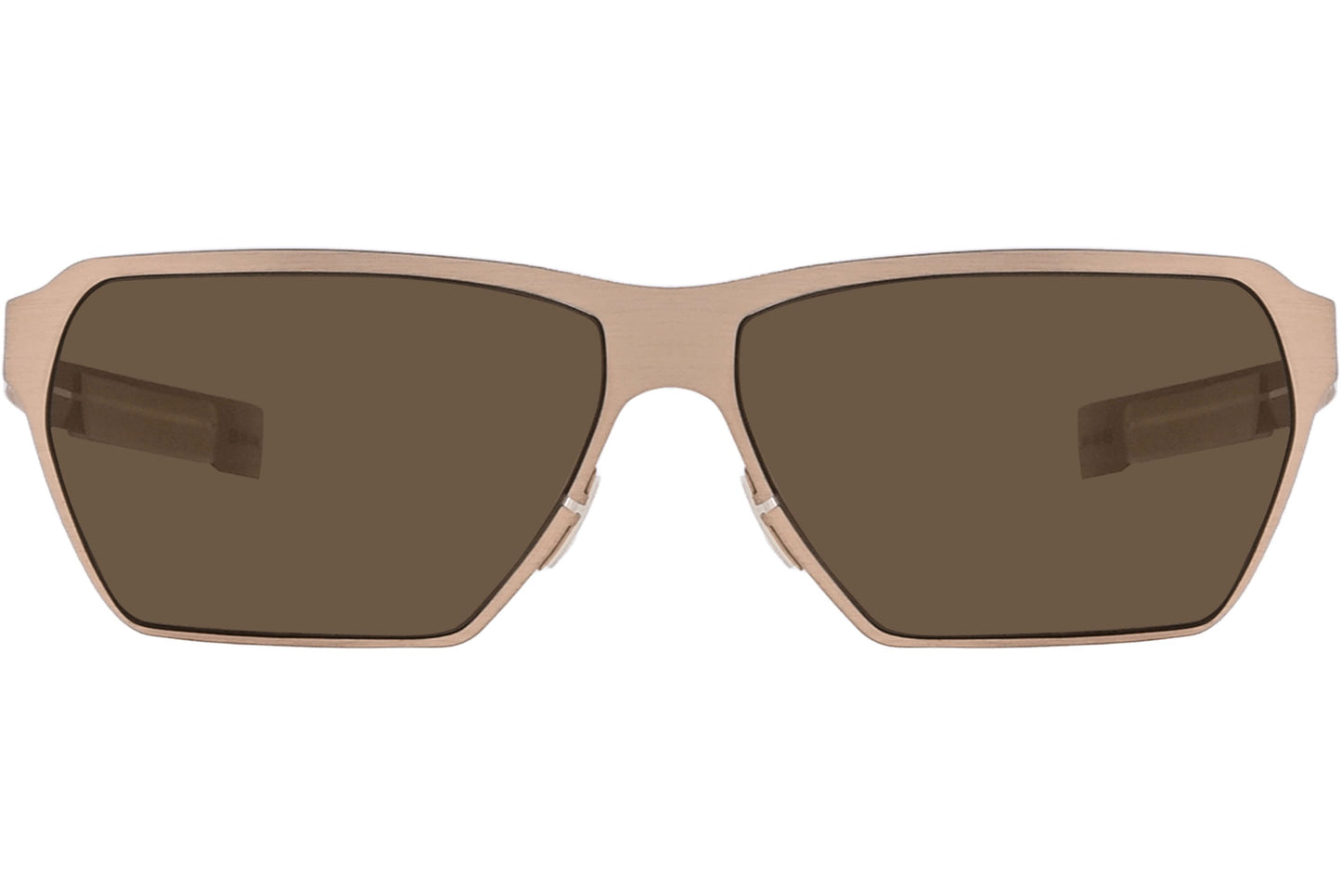 Strada Del Sole Geometric Bronze Sunglasses Model: 075-BRONZE-BROWN