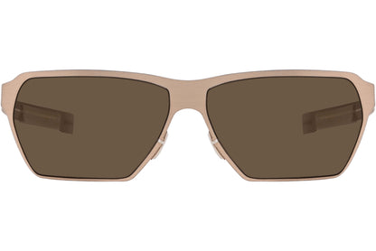 Strada Del Sole Geometric Bronze Sunglasses Model: 075-BRONZE-BROWN