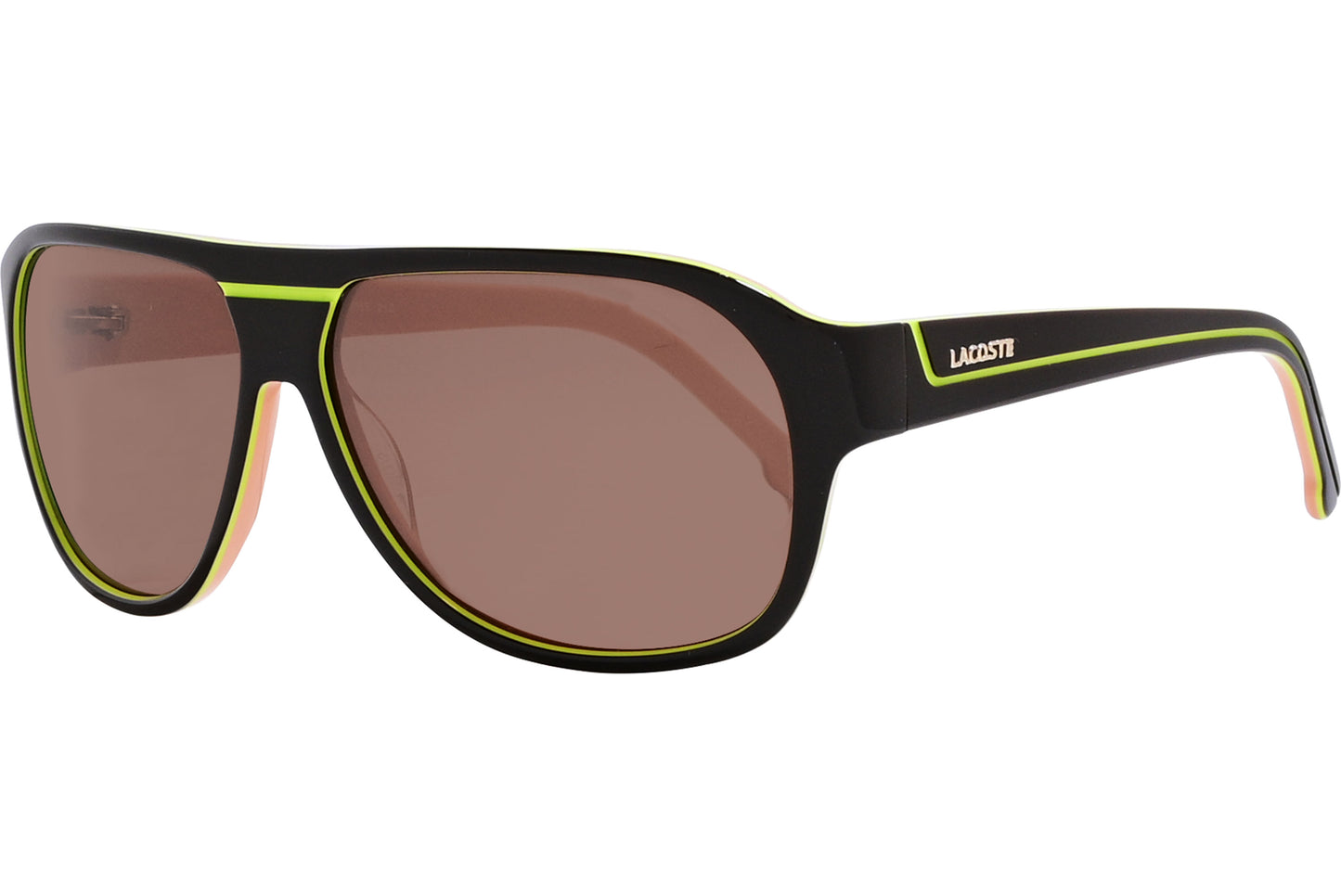 lacoste aviator sunglasses side view