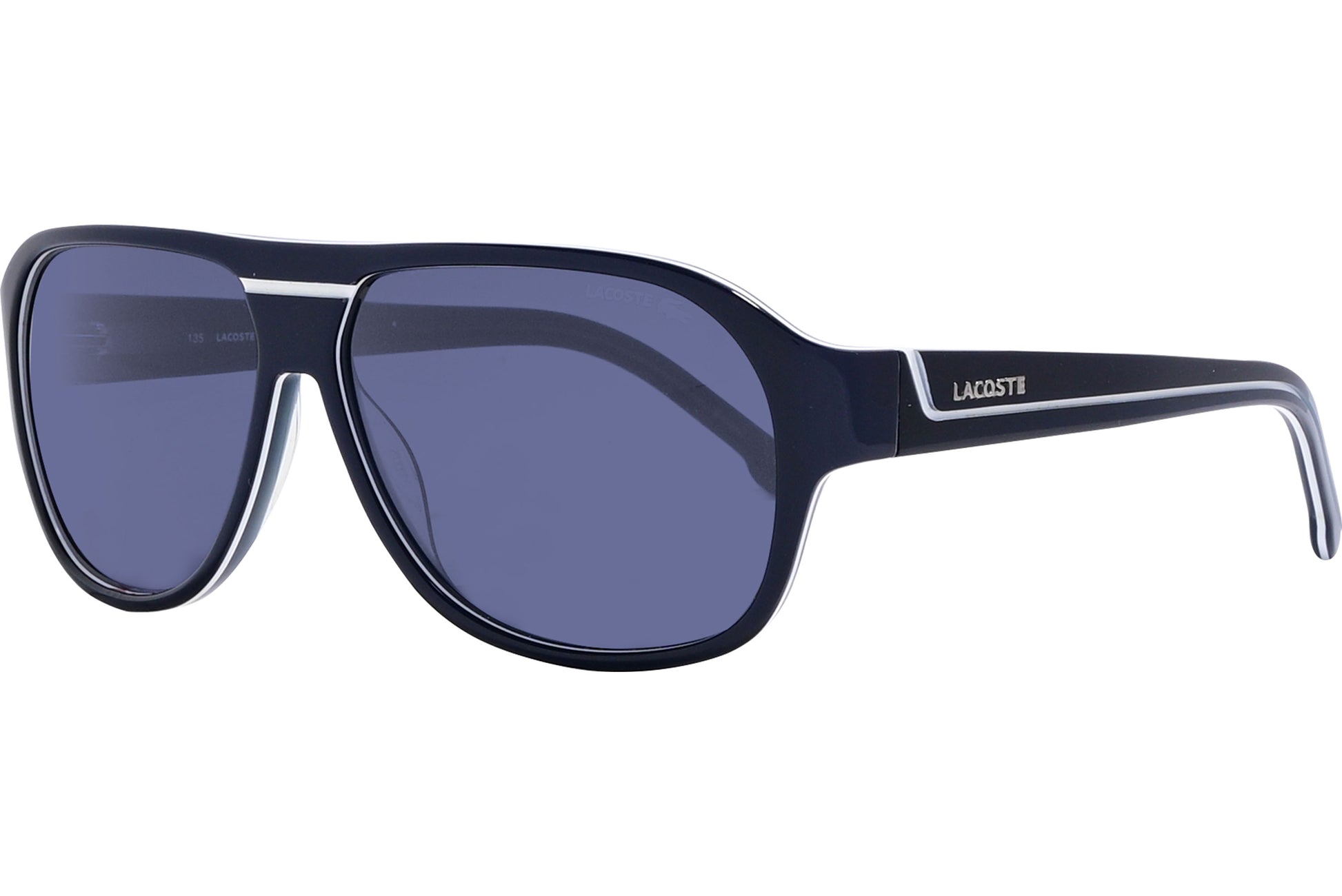 lacoste aviator sunglasses side view